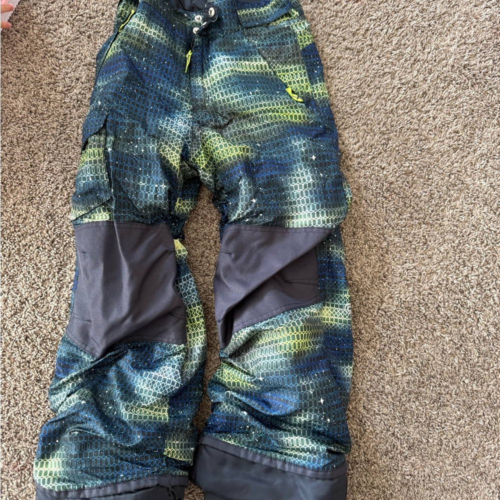 Kids Camouflage Snow Pants